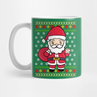 Kawaii Santa Claus Manga Japanese Ugly Christmas Sweater Mug